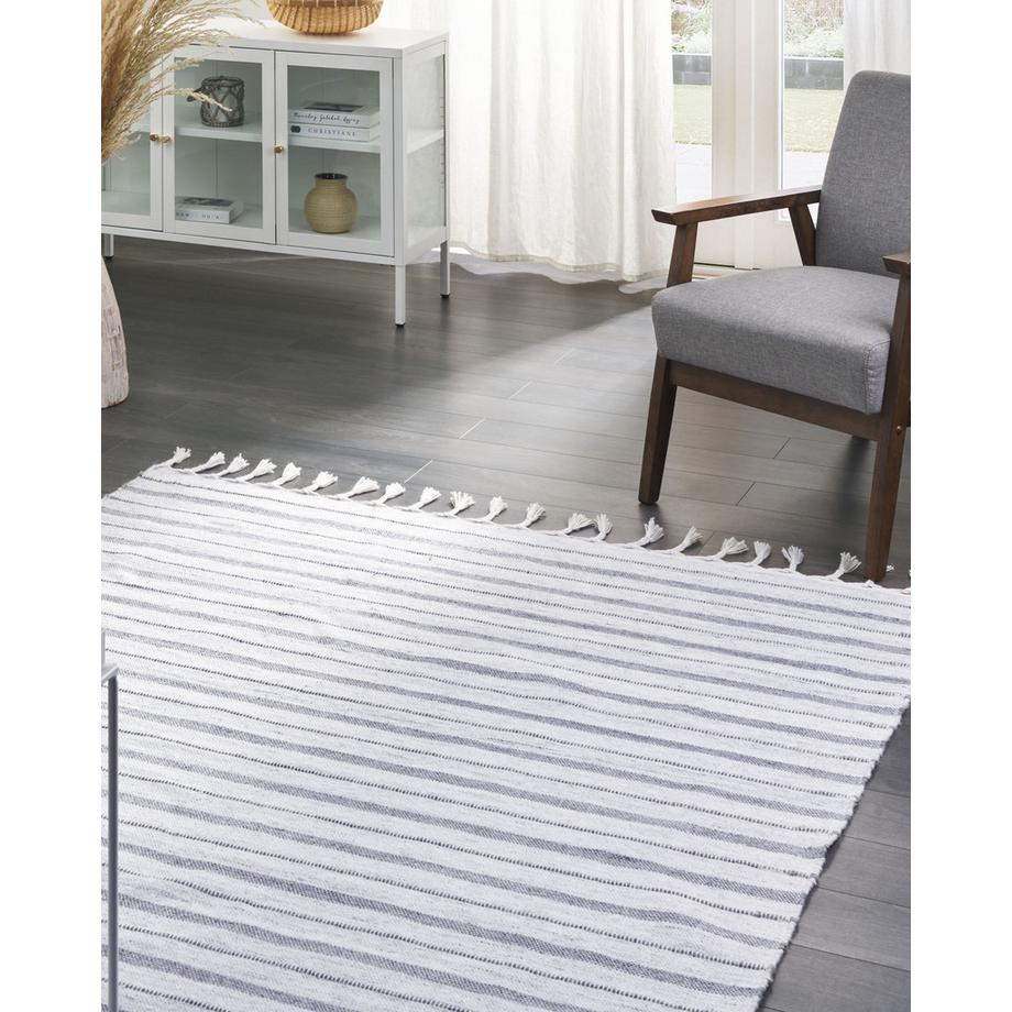 Beliani Tapis en Matière synthétique Boho BADEMLI  