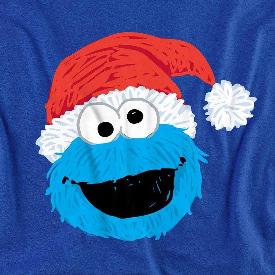 Sesame Street T-Shirt Manches Longues Motif Noël  