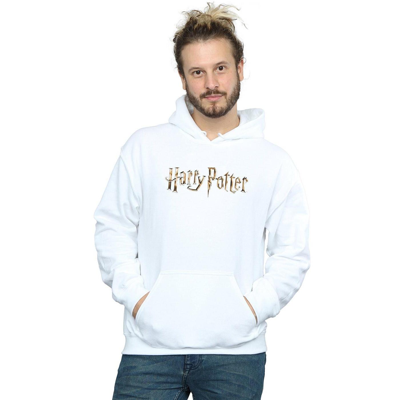 Harry Potter Stampato Regular Fit Felpa con Cappuccio  