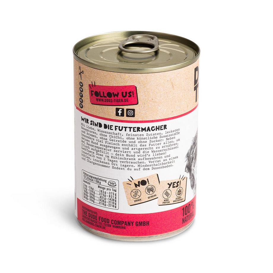 Dogs'n Tiger  Nourriture humide Guadn ! 