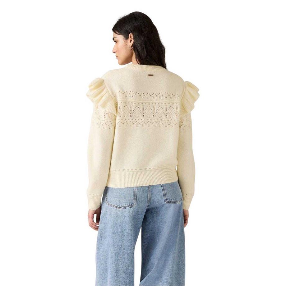 Levis Sweat Shane à Manches Volantées et Tricot Pointelle  