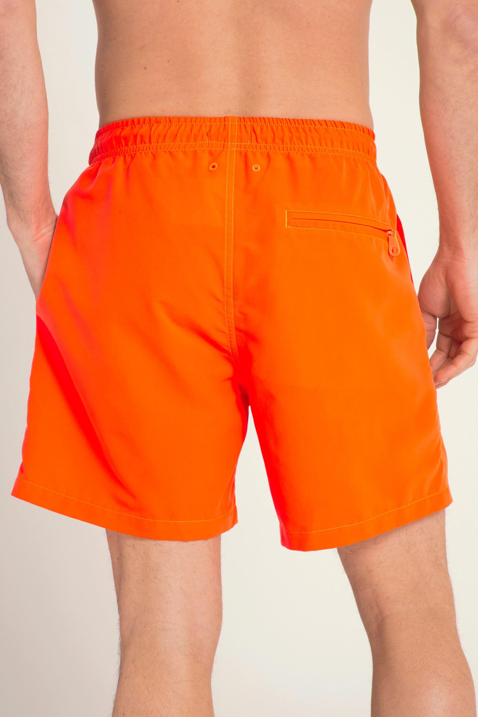 JP1880  Shorts da mare con cintura elastica e tasca con zip 