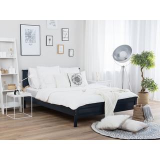 Beliani Bett mit Lattenrost aus Kiefernholz Modern OLIVET  