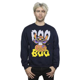 Lilo & Stitch Boo Felpa Stampa Grafica  