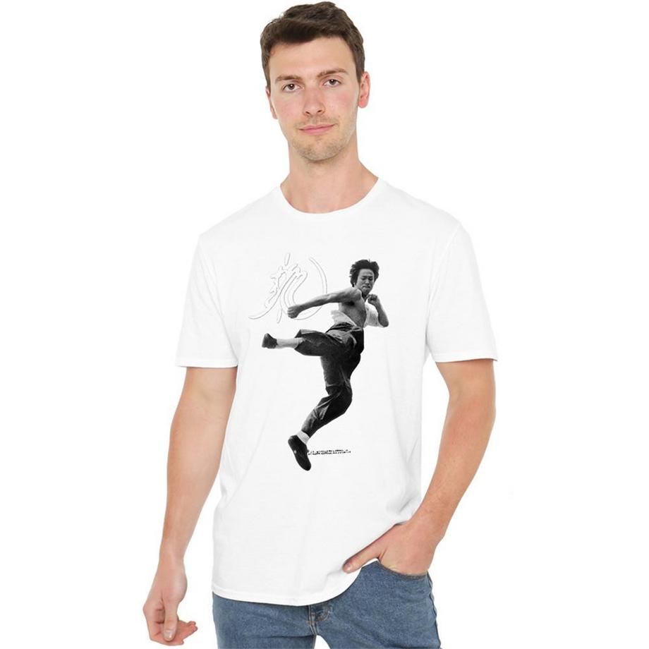 Bruce Lee  T-ShirtFlying Kick 