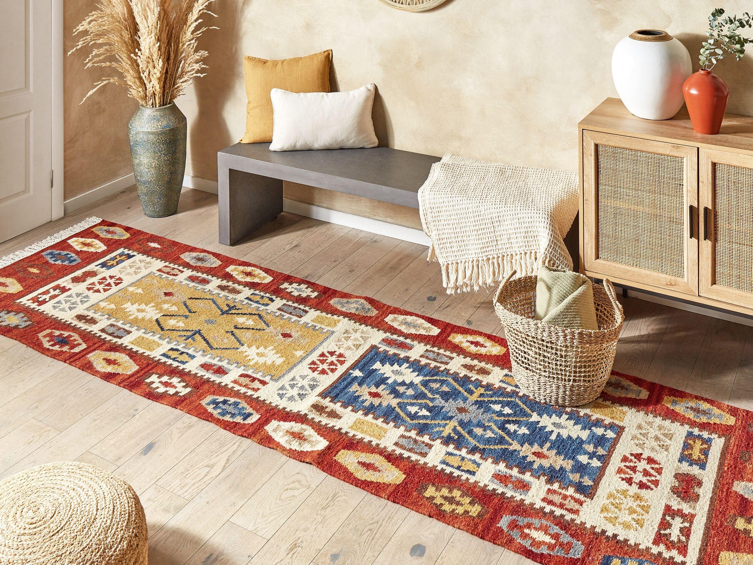 Beliani Tapis en Laine Traditionnel VOSKEHAT  