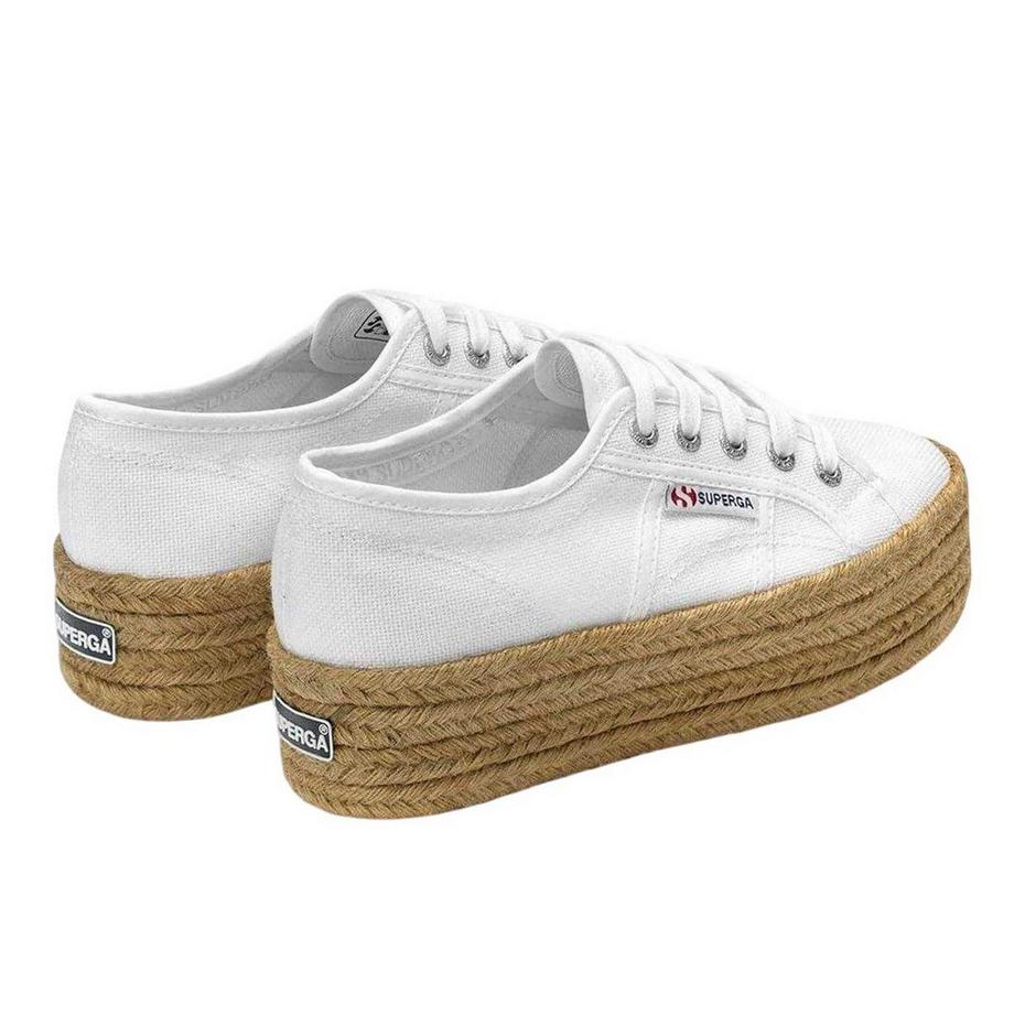 SUPERGA Baskets 2790 avec Semelle Plateforme et Détail Corde  