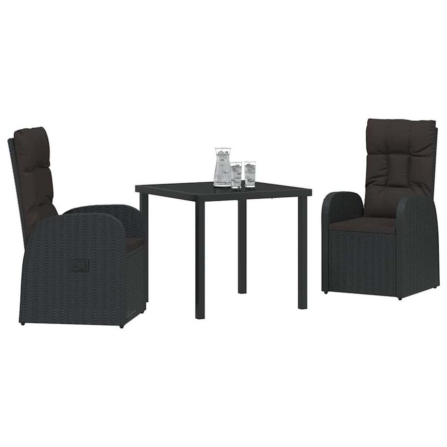 VidaXL Set da Pranzo per Giardino Polyrattan  
