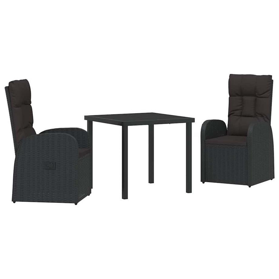 Set da Pranzo per Giardino Polyrattan