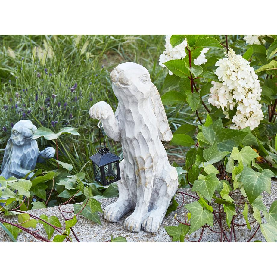 Beliani Gartenfigur aus Magnesiumoxid  GERLAND  