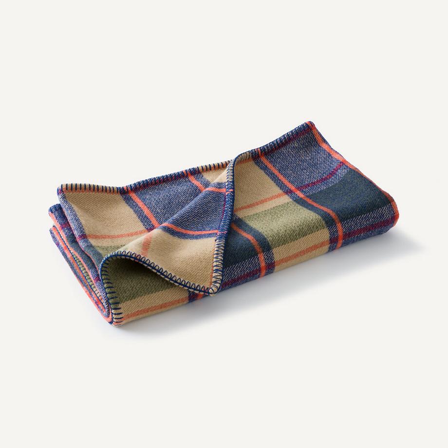 Kariertes Plaid aus Wolle