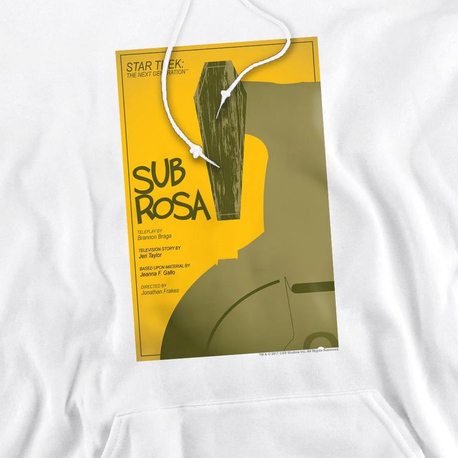 Star Trek The Next Generation Season 7 Episode 14 Felpa con cappuccio  