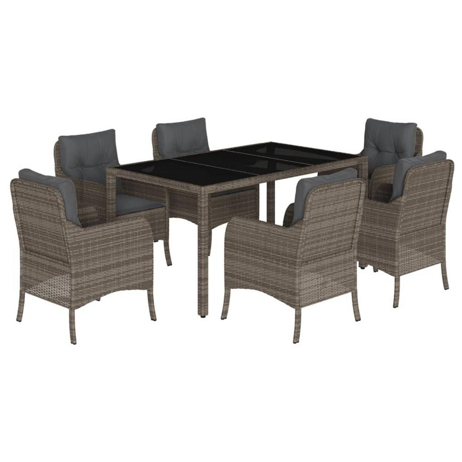 Garten essgruppe poly-rattan