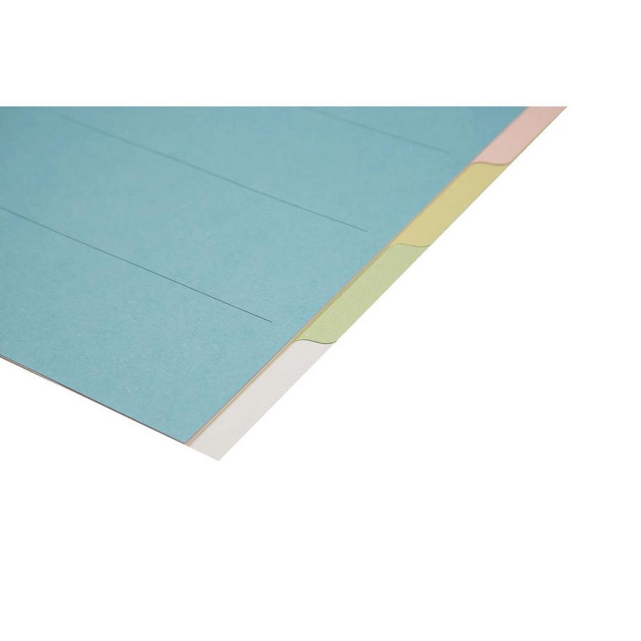 Biella BIELLA Register Karton farbig A4 461405.00 5-teilig, blanko  