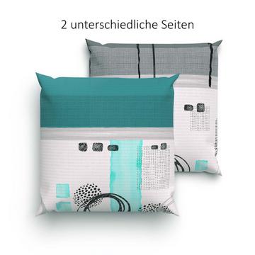 Lotus linge de lit seersucker Sono turquoise