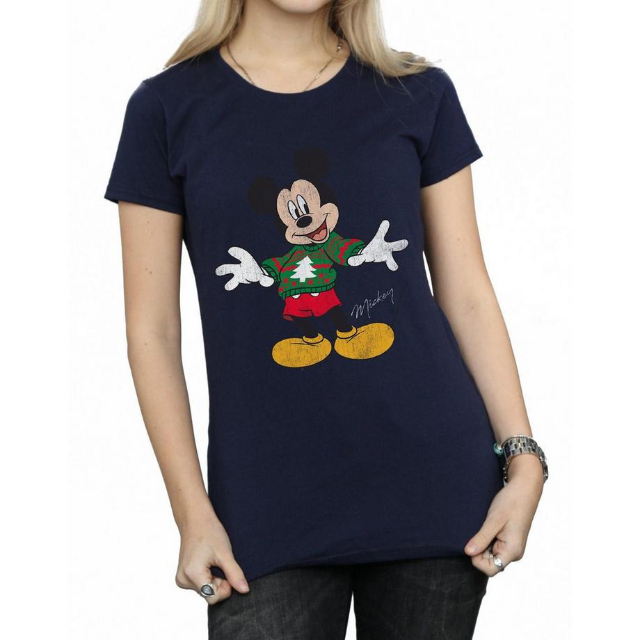 Disney Mickey Mouse Christmas T-Shirt Grafica  