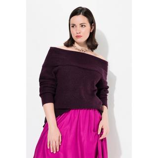 Ulla Popken  Pullover con apertura sulle spalle e maniche lunghe 