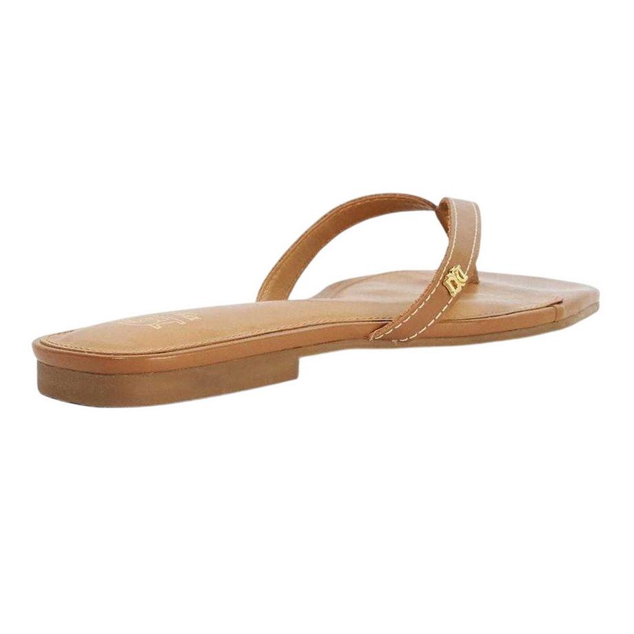 Dune London Lasslie Leder Flache Flipflops  