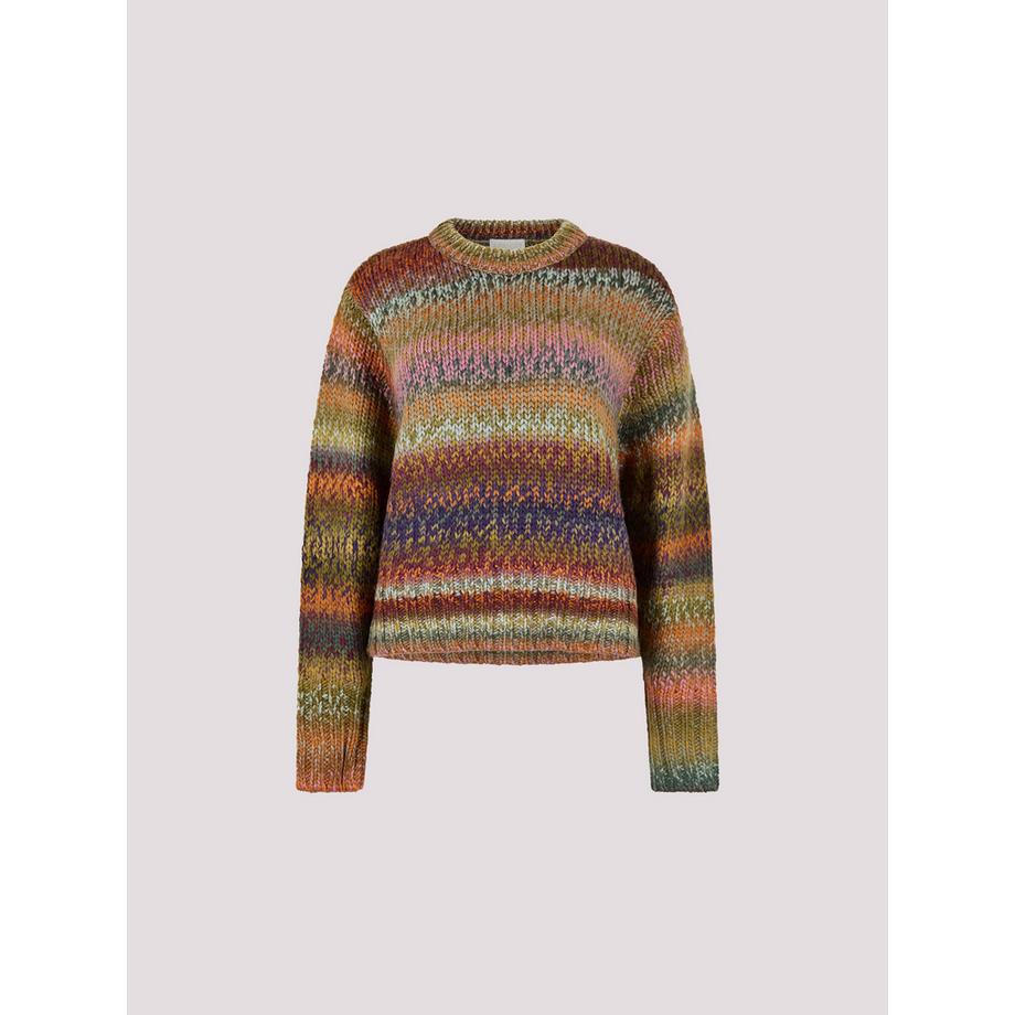 APRICOT Oversized Strickpullover mit tonalen Streifen  