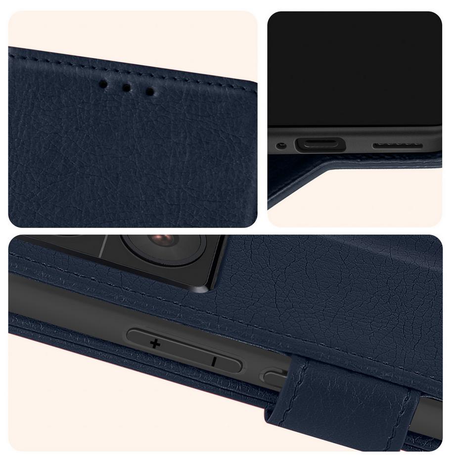 Avizar  Étui Folio Xiaomi 13T et 13T Pro Bleu 