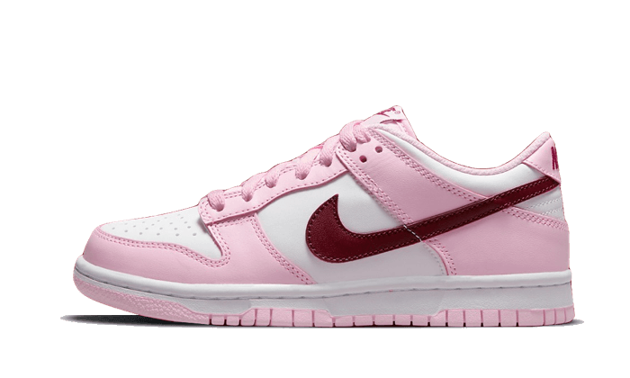 NIKE  Nike Dunk Low Pink Red White 