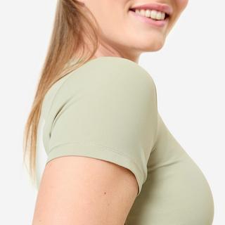 DOMYOS  T-shirt yoga pilates elasticizzato morbido 