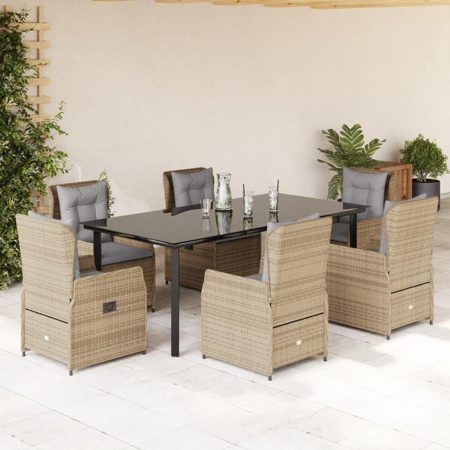 VidaXL Garten essgruppe poly-rattan  