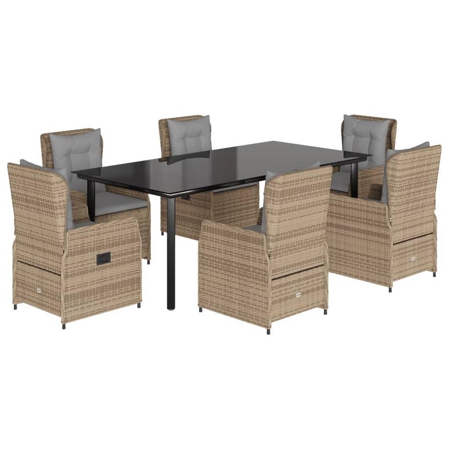 Garten essgruppe poly-rattan