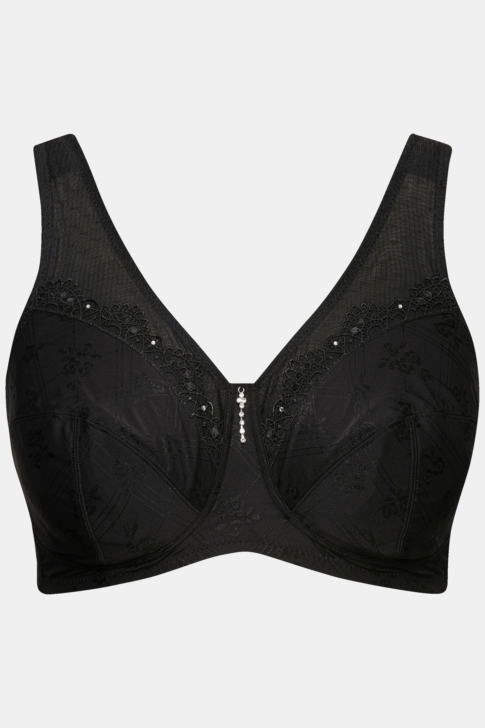 Ulla Popken  Soutien-gorge de maintien Kelly, sans armatures, avec dentelle 