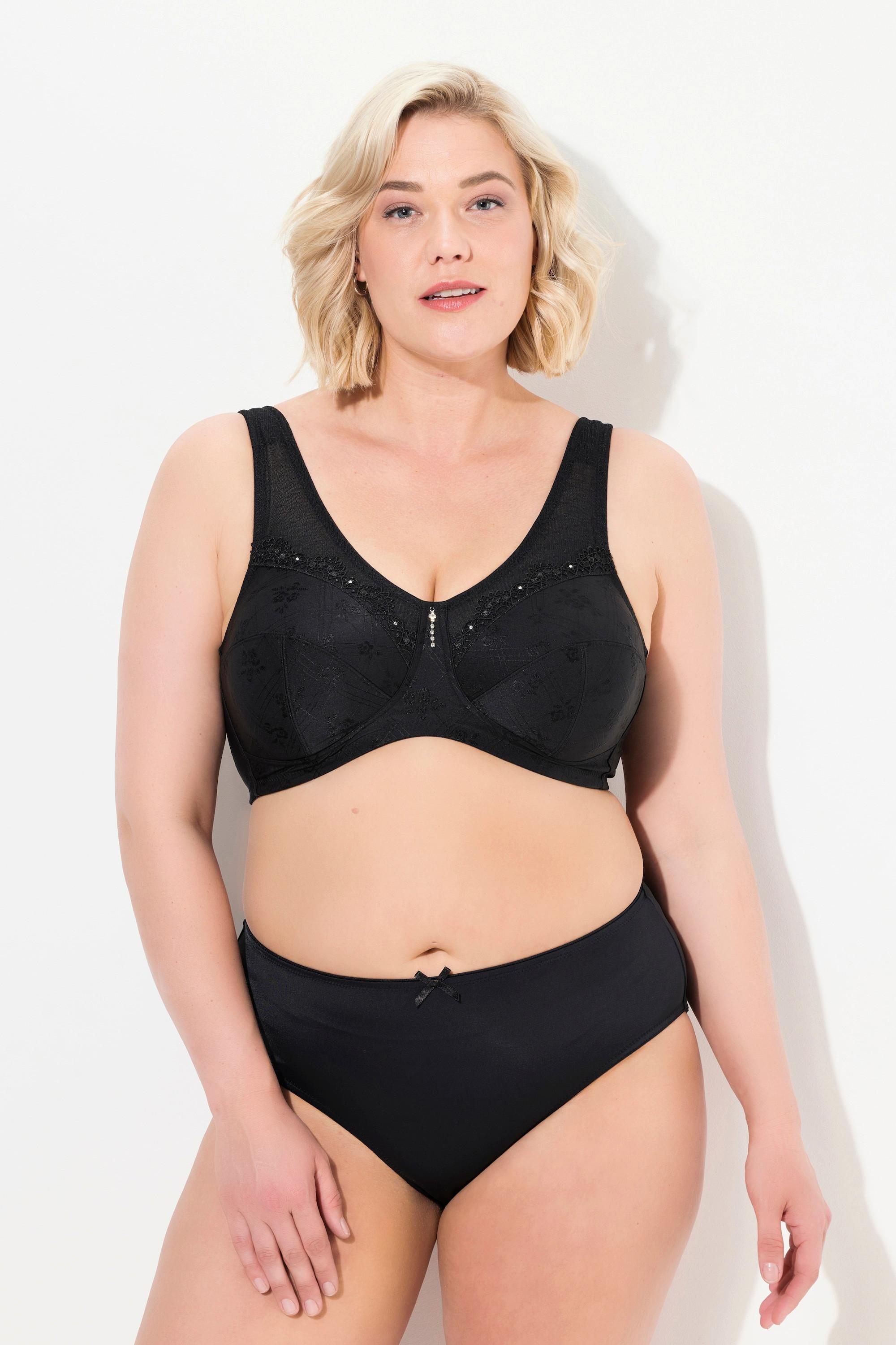 Ulla Popken  Soutien-gorge de maintien Kelly, sans armatures, avec dentelle 