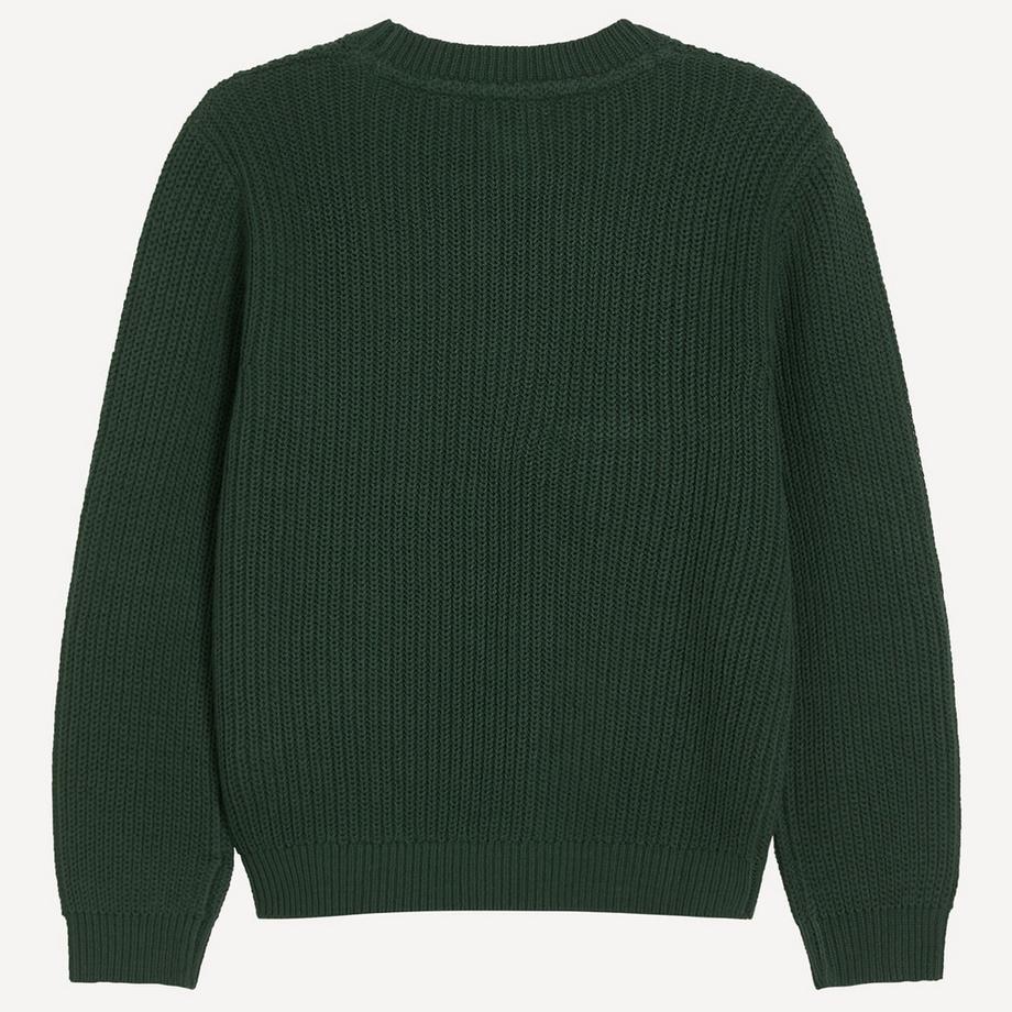 La Redoute Collections  Pull col rond en maille côtelée 