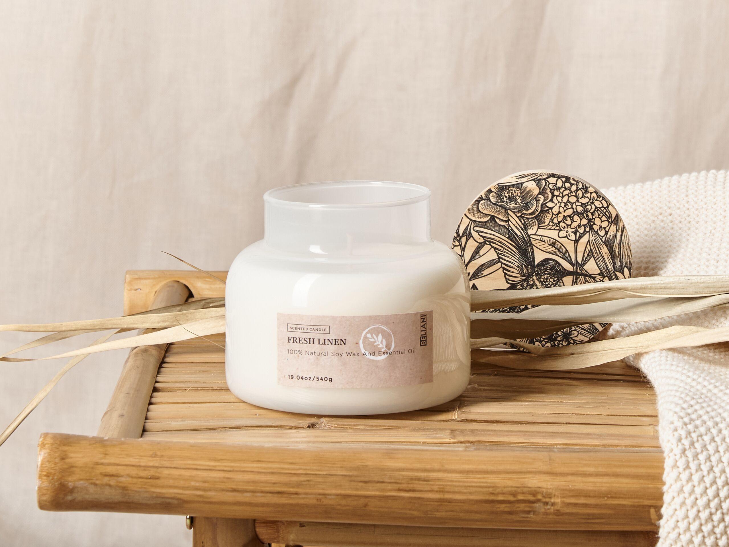 Beliani Candela Profumata en Cera di Soia DELIGHT BLISS  