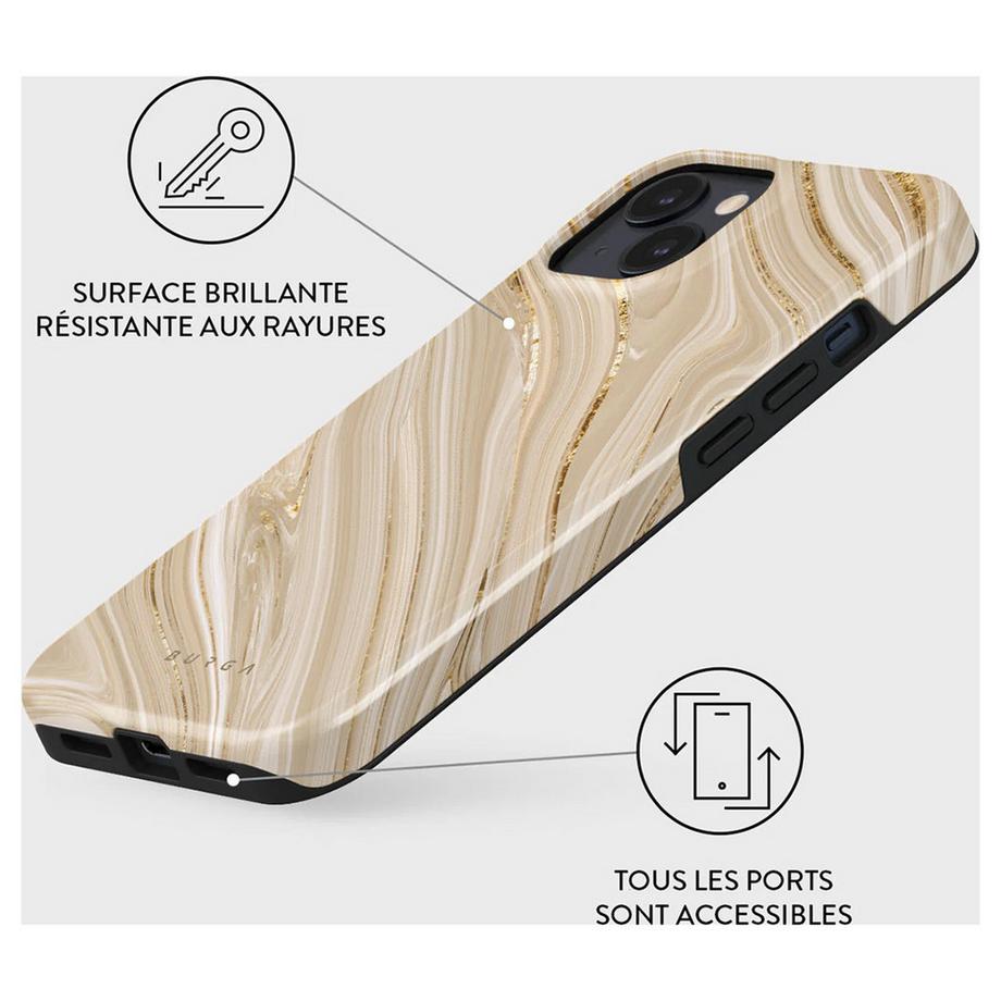 Burga  Custodia per iPhone 15 Tough Full Glam 