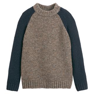 La Redoute Collections  Grobstrickpullover mit rundem Ausschnitt 