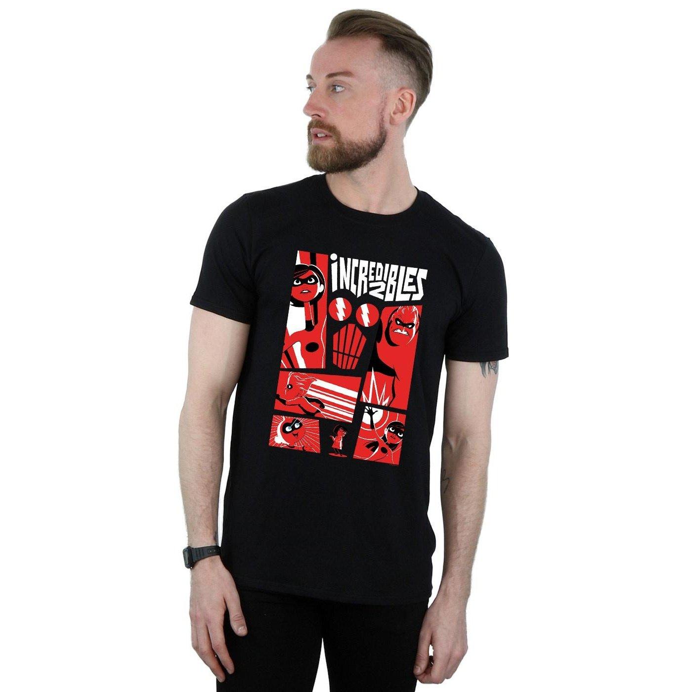 The Incredibles The Incredibles T-Shirt Panneau de Bande Dessinée  