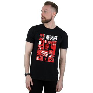 The Incredibles The Incredibles T-Shirt Panneau de Bande Dessinée  