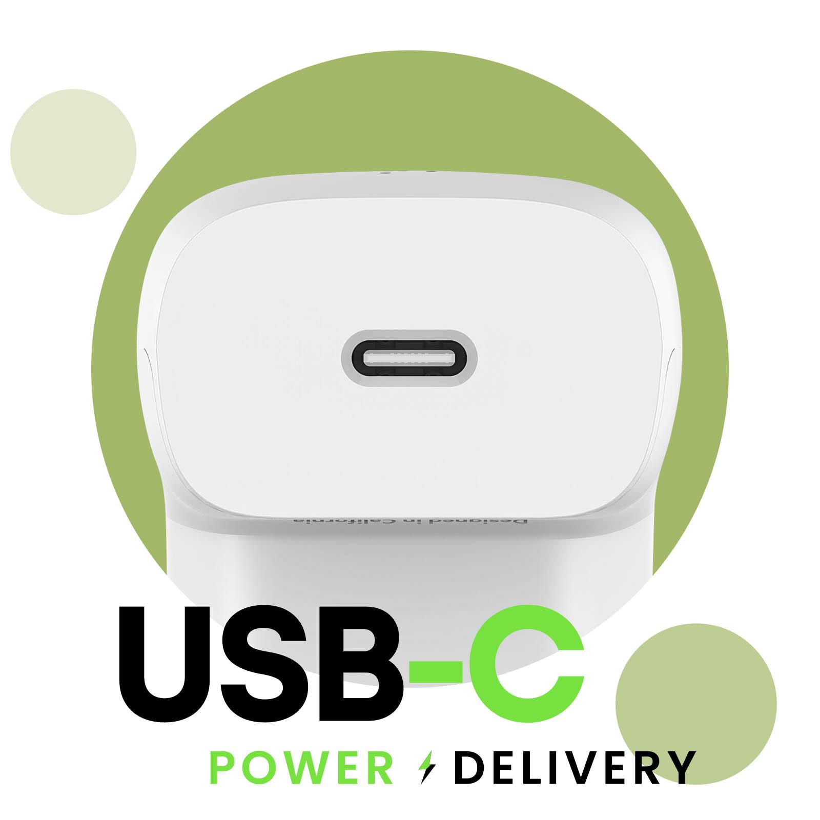 belkin  Chargeur Mural USB C 20W Belkin Blanc 