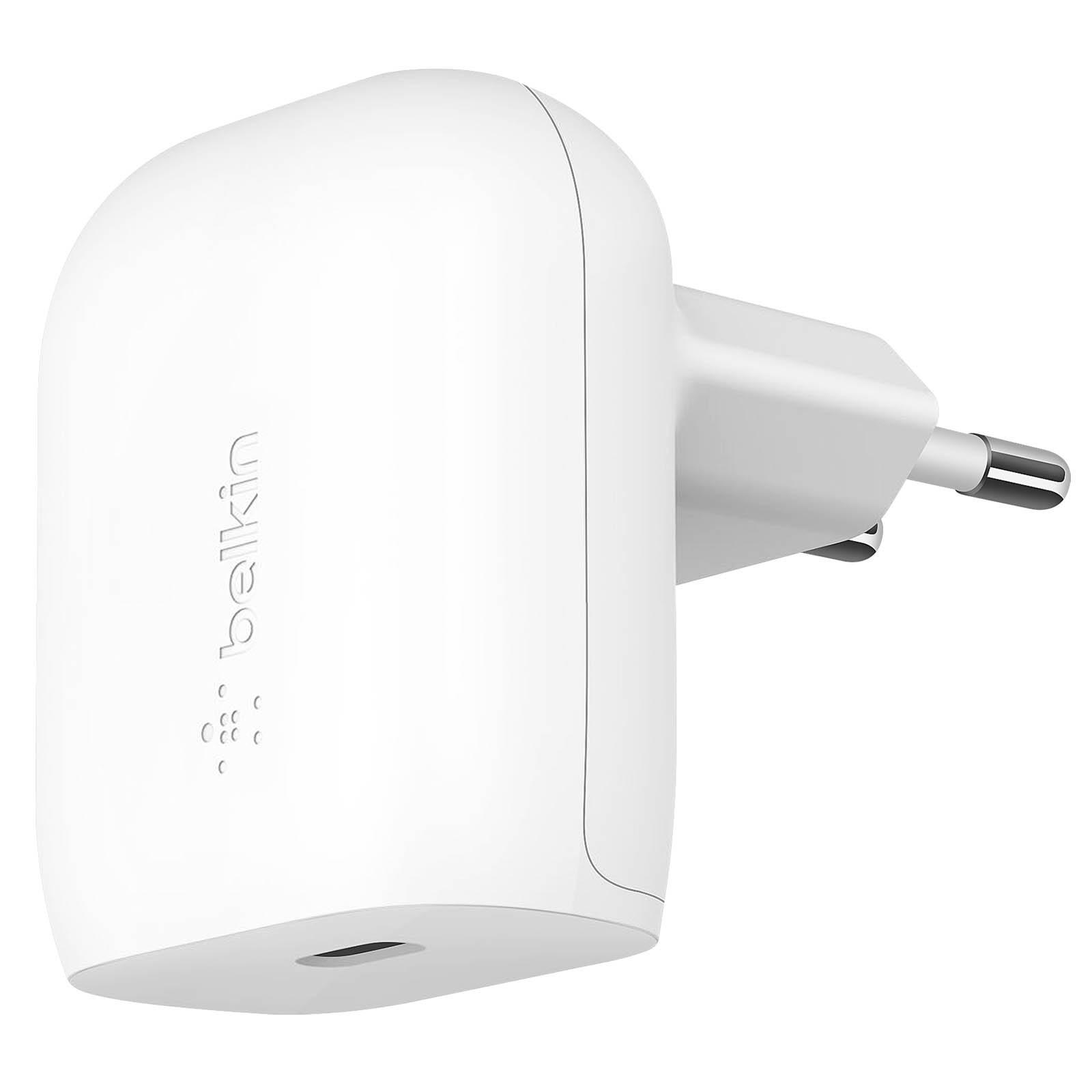 belkin  Chargeur Mural USB C 20W Belkin Blanc 