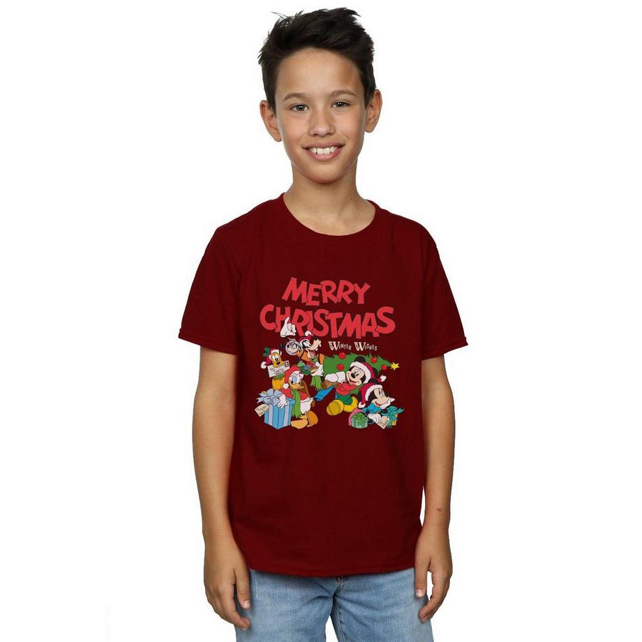 Disney  Mickey Mouse And FriendsWinter Wishes TShirt 
