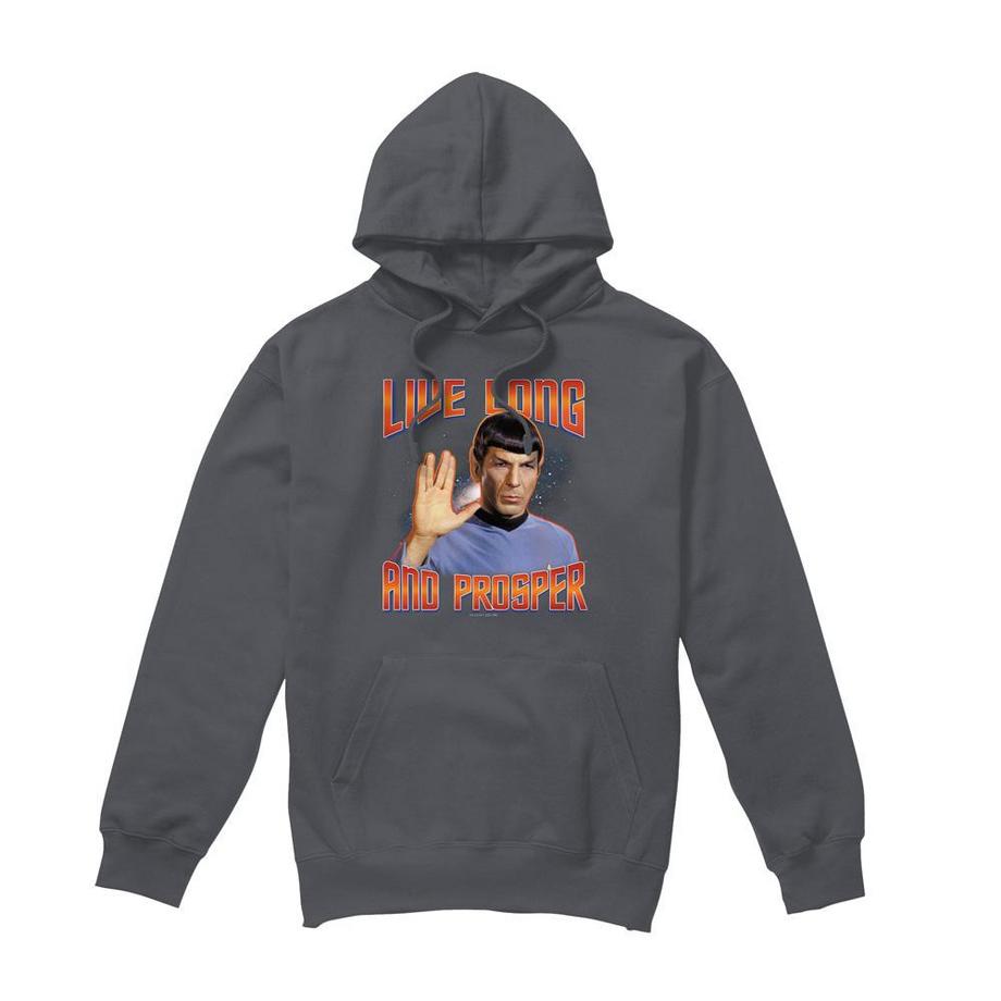 Live Long And Prosper Felpa Con Cappuccio Spock