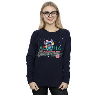 Disney  Lilo And Stitch Aloha Christmas Sweatshirt 
