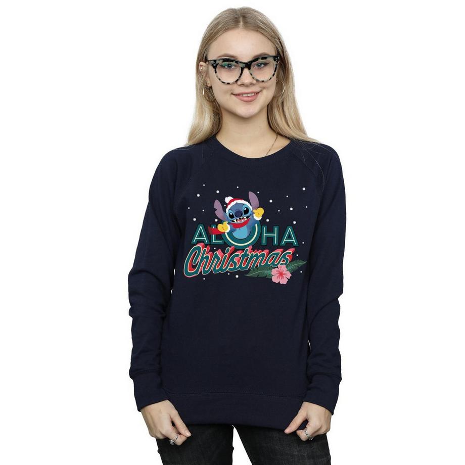 Disney Aloha Christmas Stitch Sweatshirt  