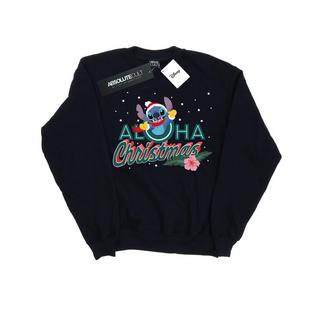 Disney  Lilo And Stitch Aloha Christmas Sweatshirt 