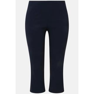 Ulla Popken Bengalina Wadenlange Straight Leg Hose Elastikbund  