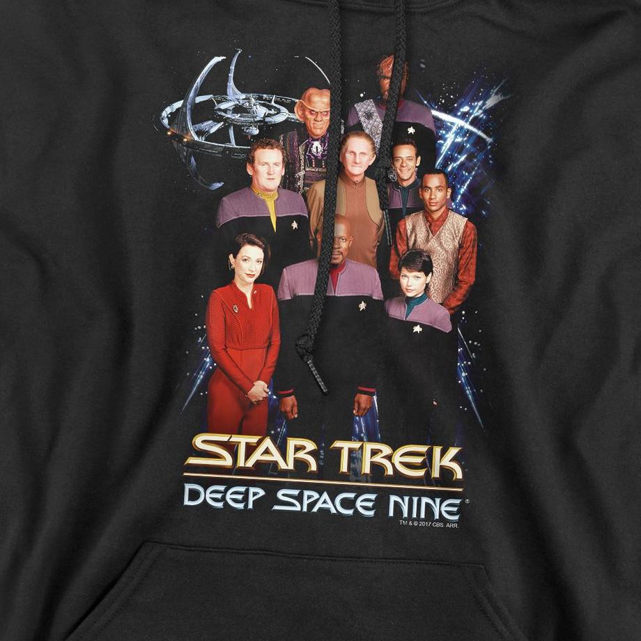Star Trek DS9 Deep Space Nine Felpa con Cappuccio  
