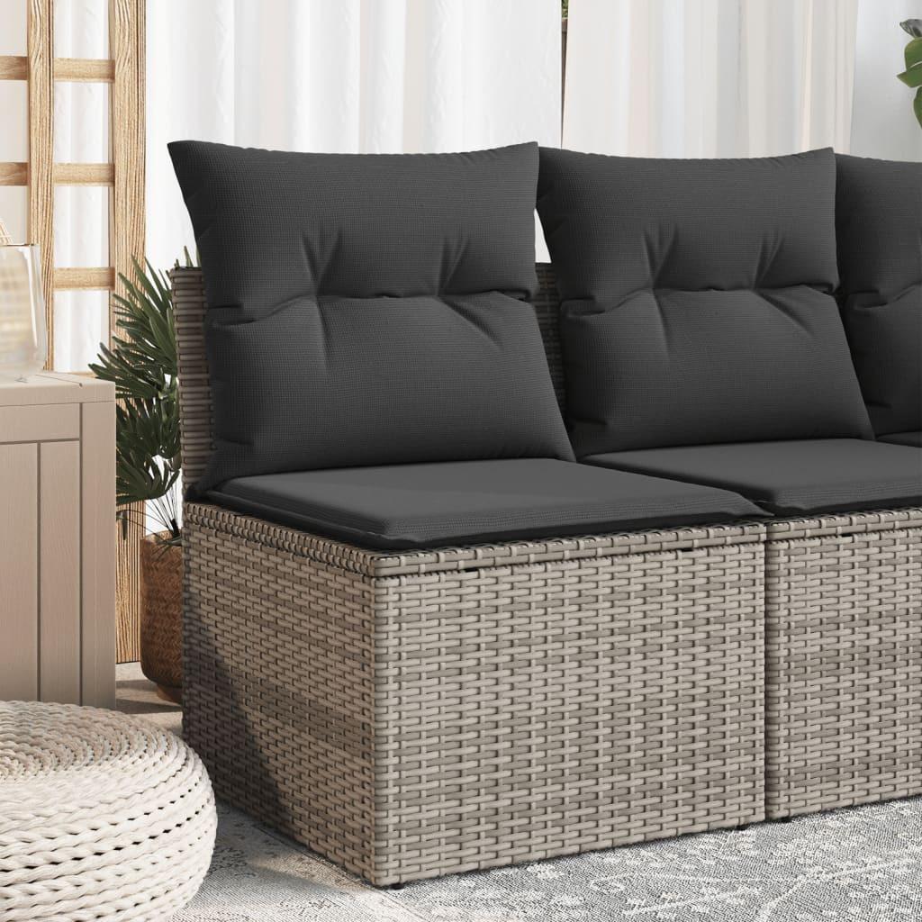 VidaXL Canapé de jardin rotin synthétique  