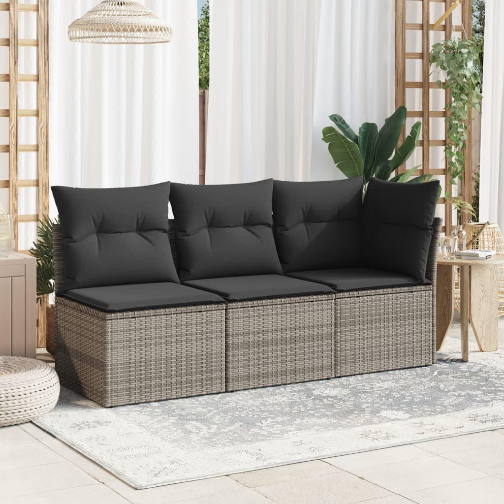 VidaXL Gartensofa poly-rattan  