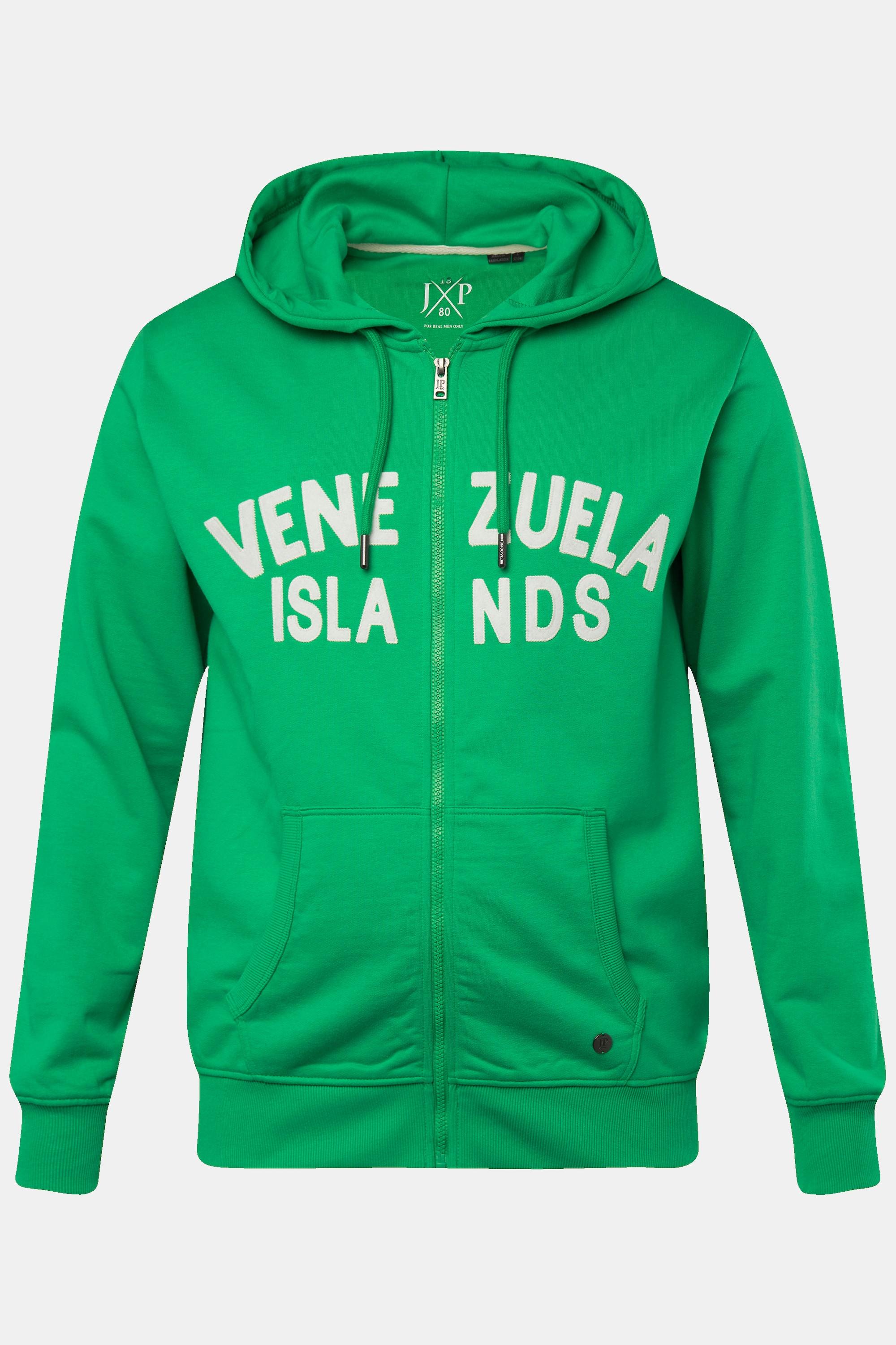 JP1880 Hoodie Jacke Badges Kapuze  