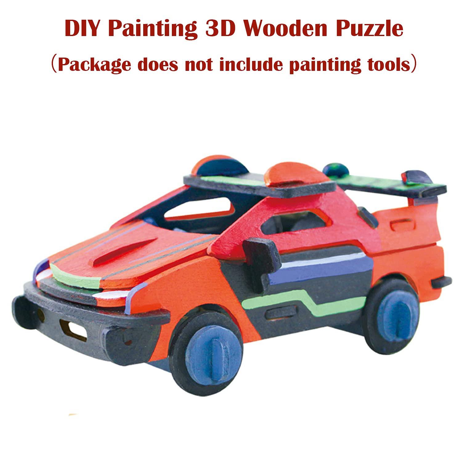 Activity-board  Hölzerne 3D Puzzle Sammlung Puzzle Modell Kit hölzerne Handwerk Kinder Puzzle Lernspielzeug 