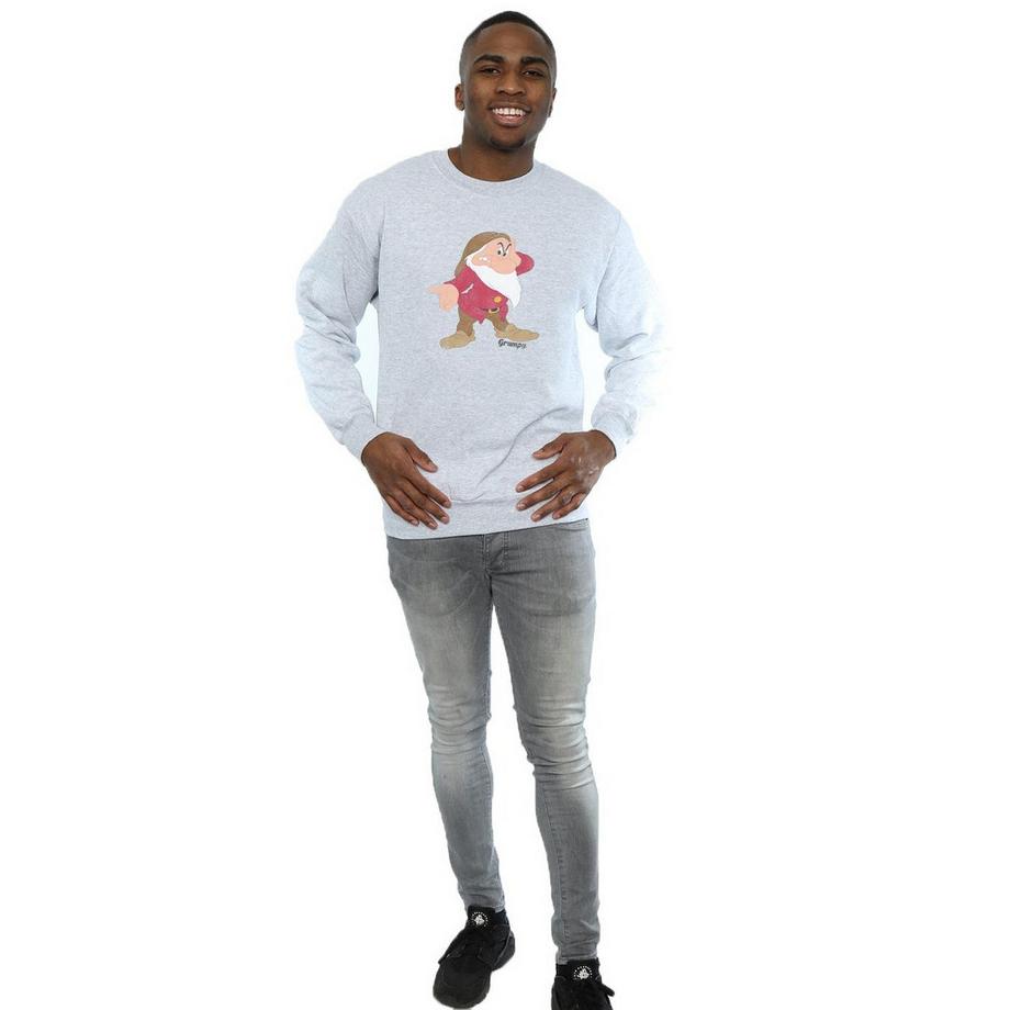 Disney Grumpy Dwarf Sweatshirt Col Rond  
